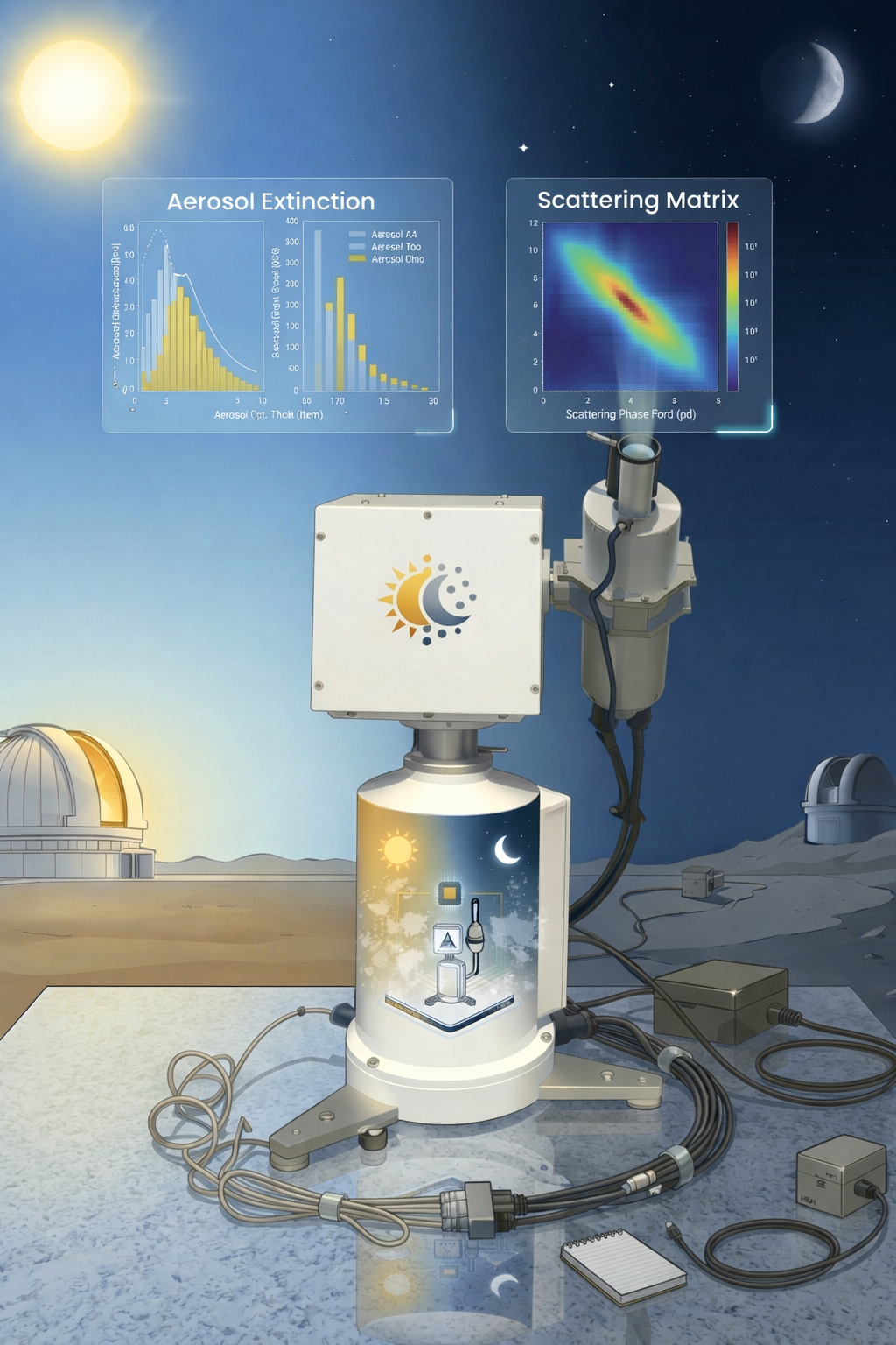 SKYRAD Sky Radiometer Processor — Aerosol Analysis